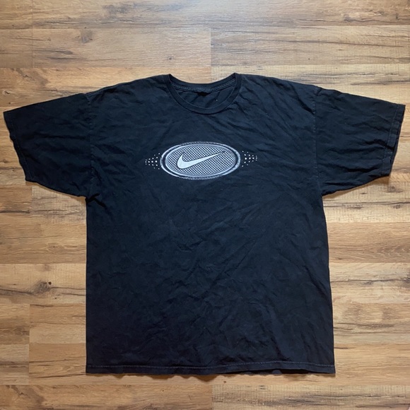 Y2K center swoosh shirt sleeve shirt - Picture 2 of 5